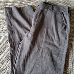 Men's dark grey dress slacks